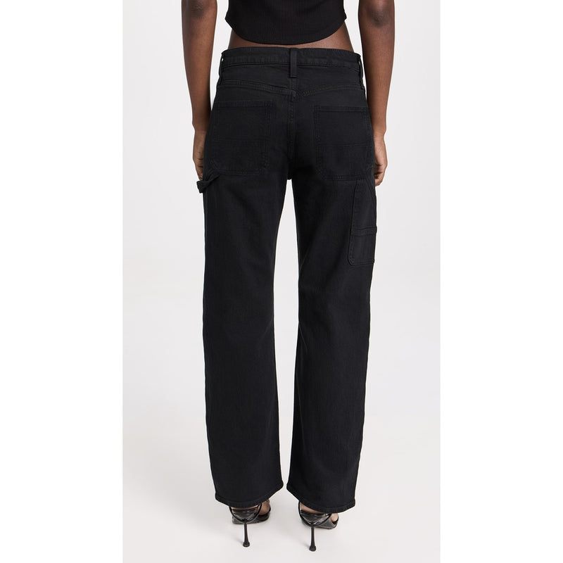 Black High Waisted Carpenter Jeans | Montivo Pakistan