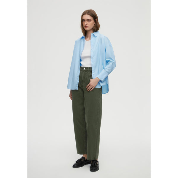 Olive Green Mom Slouchy Jeans | Montivo Pakistan
