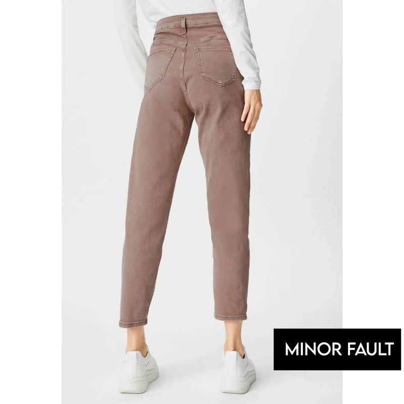 (Minor Fault) Rust Mom Jeans | Montivo Pakistan