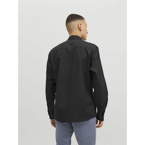 Black Button Down Casual Shirt | Montivo Pakistan