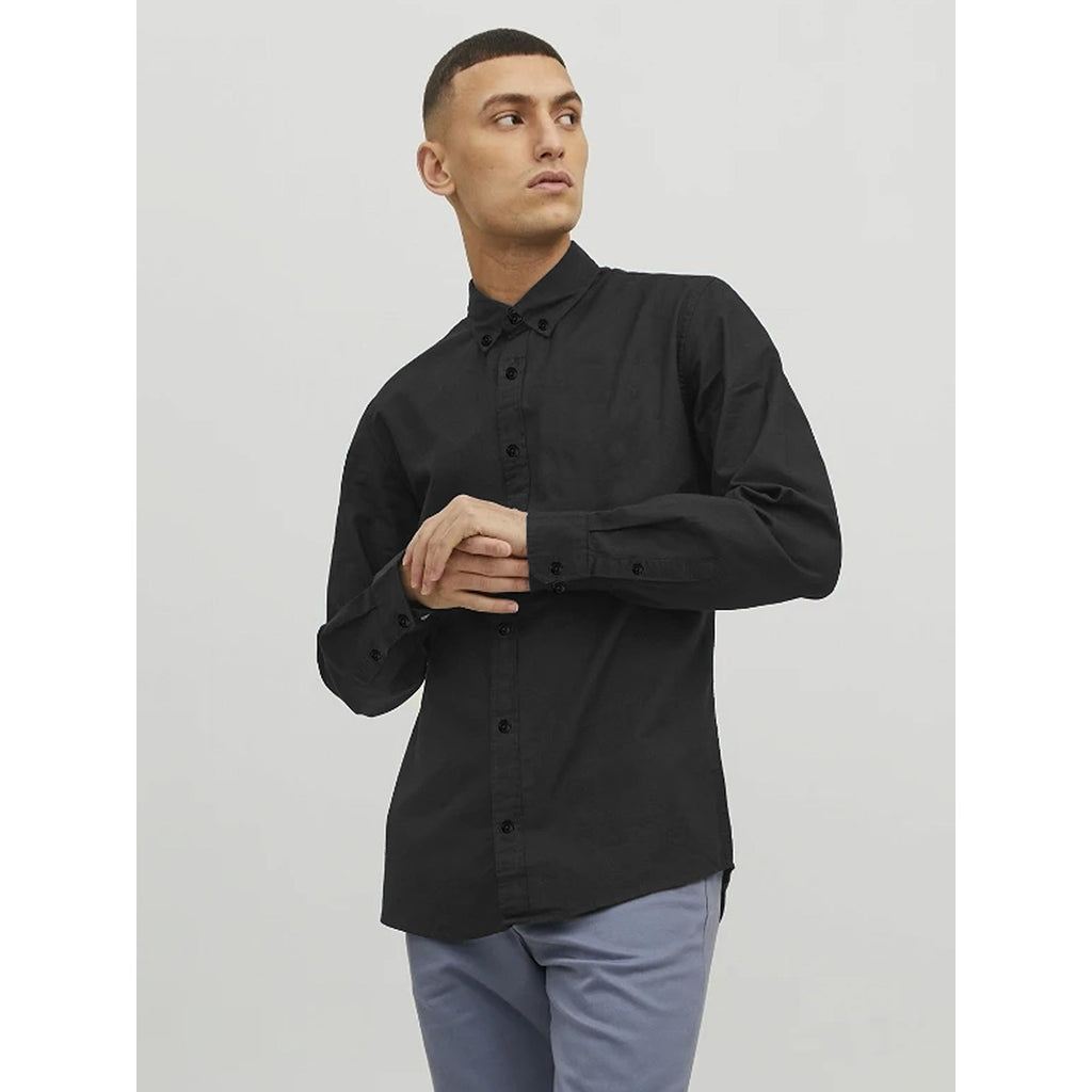 Black Button Down Casual Shirt | Montivo Pakistan