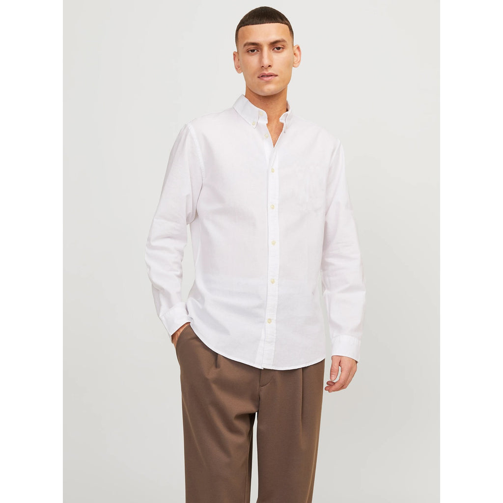 White Button Down Casual Shirt | Montivo Pakistan