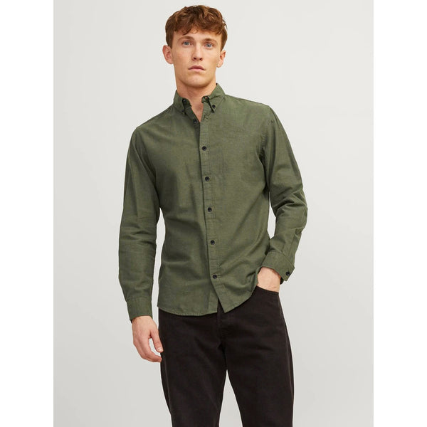 Olive Button Down Casual Shirt | Montivo Pakistan