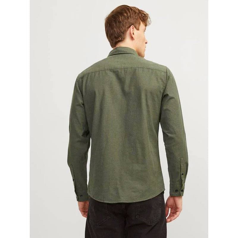 Olive Button Down Casual Shirt | Montivo Pakistan