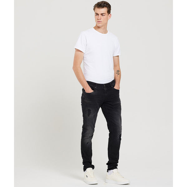 Black Ripped Slim Jeans | Montivo Pakistan