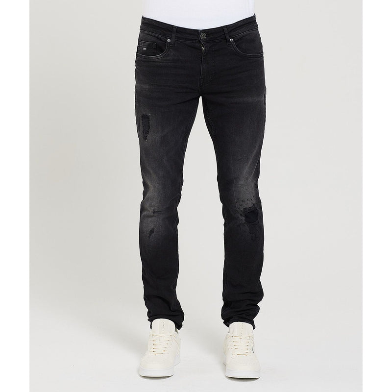 Black Ripped Slim Jeans | Montivo Pakistan