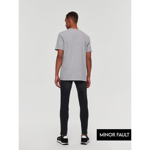 (Minor Fault) Dark Grey Skinny Jeans | Montivo Pakistan