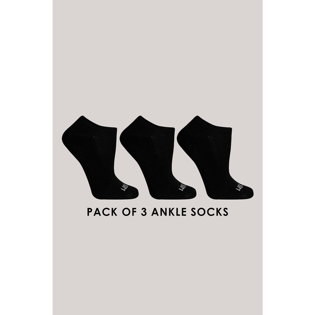 Pack of 3 Ankle Socks | Montivo Pakistan