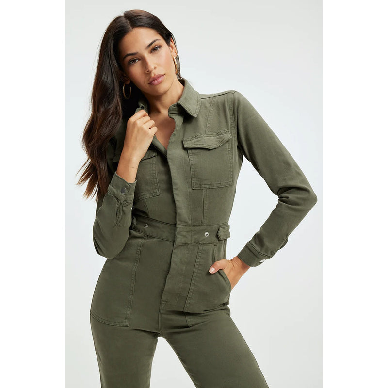 Green Denim Jumpsuit | Montivo Pakistan
