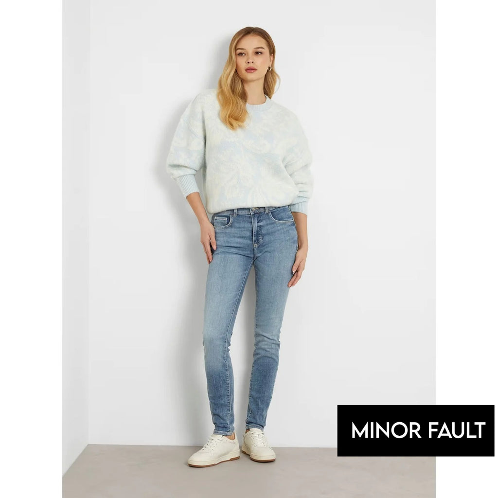 (Minor Fault) Blue Shape Up Skinny Jeans | Montivo Pakistan