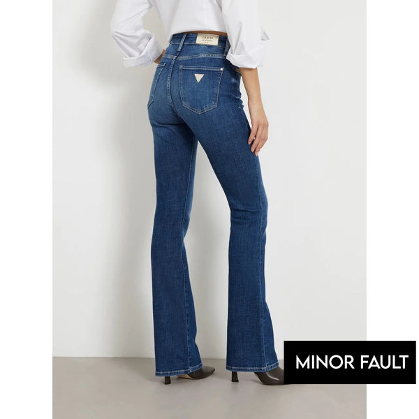 (Minor Fault) Blue High Rise Flare Jeans | Montivo Pakistan