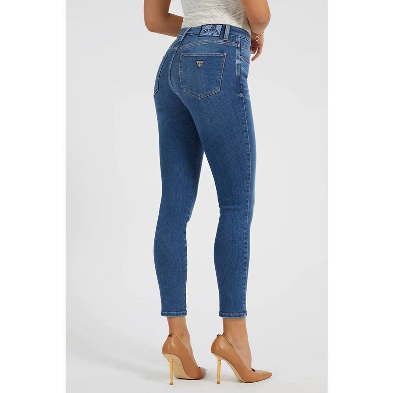 Blue Mid Rise Curvy Skinny Jeans | Montivo Pakistan