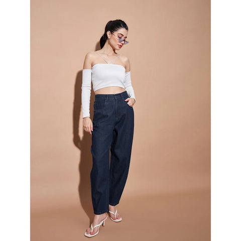 Rinse Wash High Rise Balloon Jeans | Montivo Pakistan