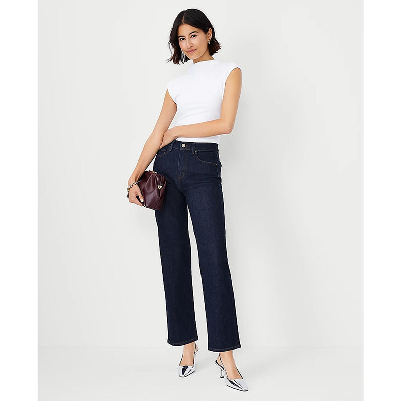 Blue Rinse Wash Straight Jeans | Montivo Pakistan