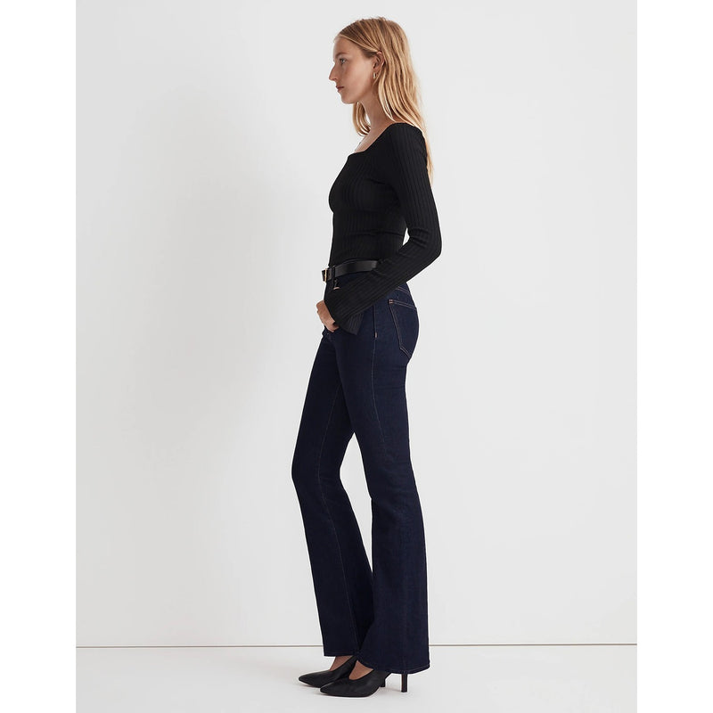Blue Rinse Wash Bootcut Jeans | Montivo Pakistan