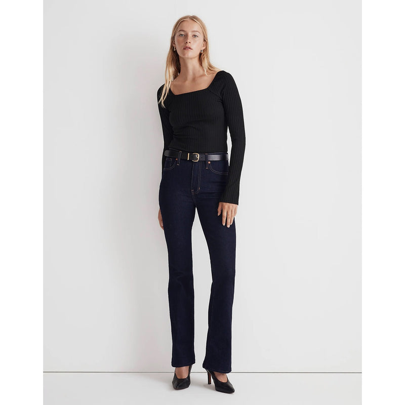Blue Rinse Wash Bootcut Jeans | Montivo Pakistan