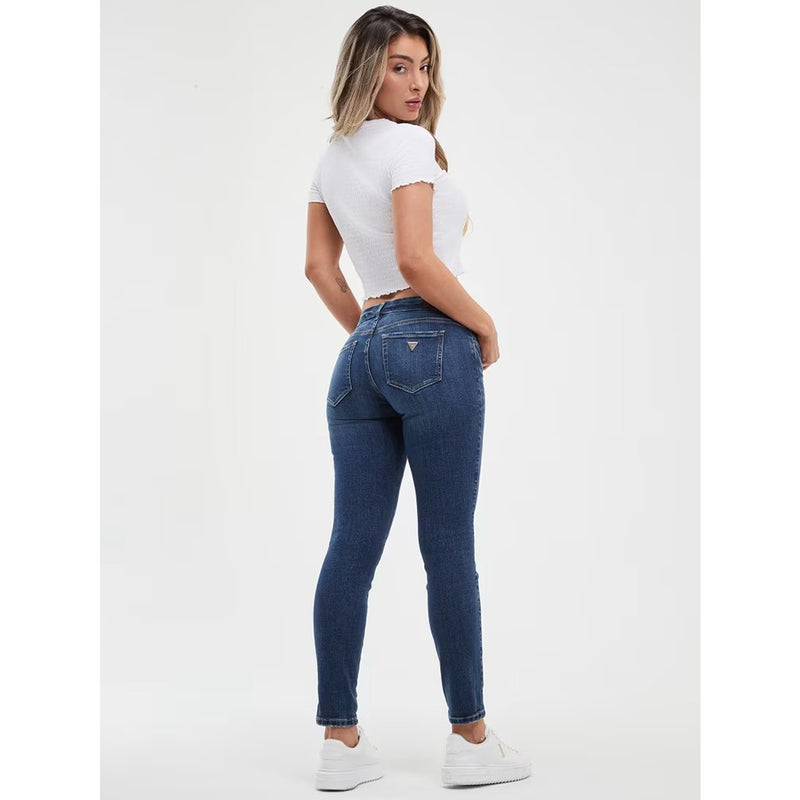 Blue Low Rise Curvy Skinny Jeans | Montivo Pakistan
