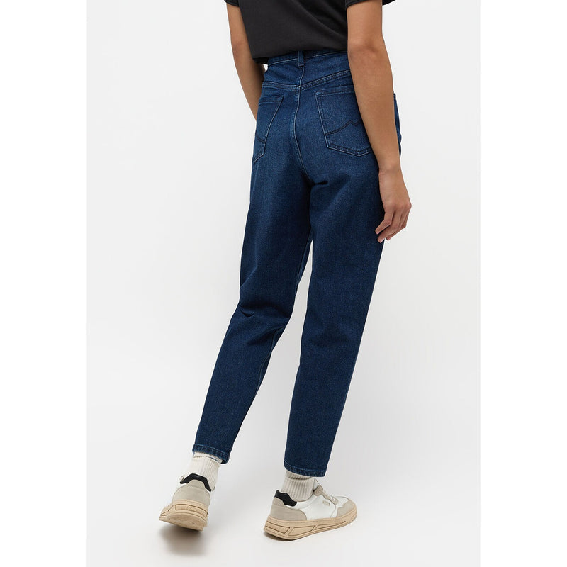 Dark Blue Tapered Mom Jeans | Montivo Pakistan