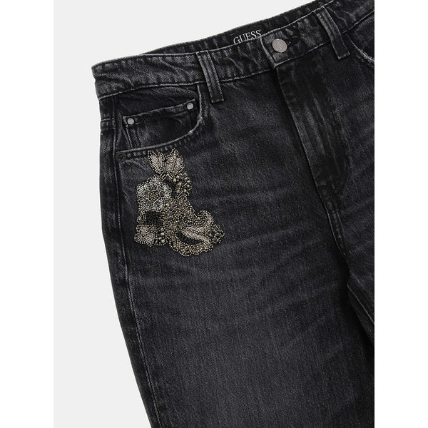 Charcoal High Rise Straight Jeans | Montivo Pakistan