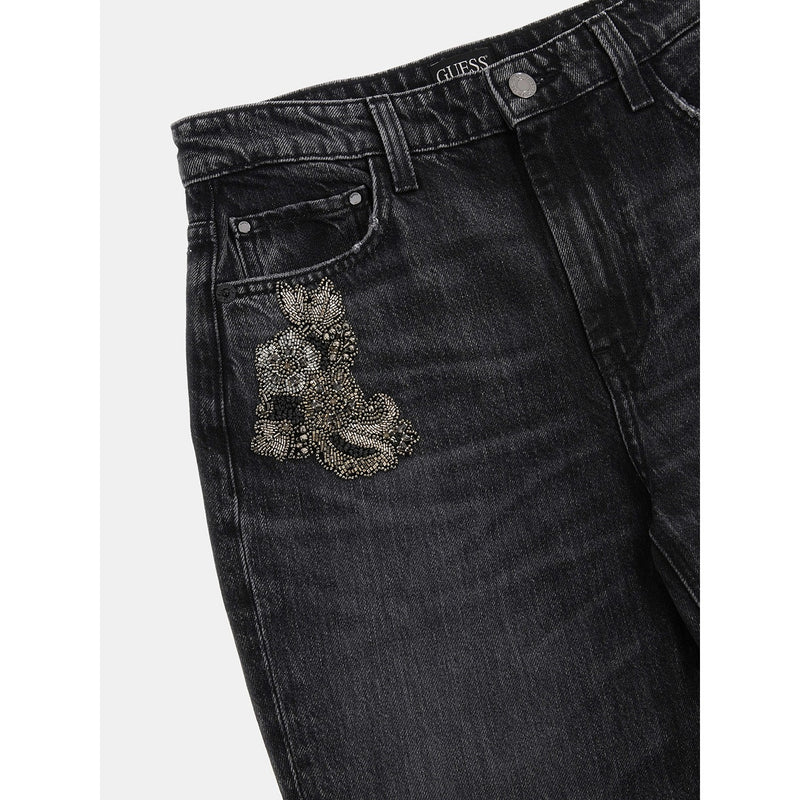 Charcoal High Rise Straight Jeans | Montivo Pakistan