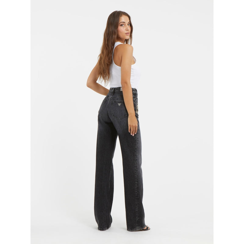 Charcoal High Rise Straight Jeans | Montivo Pakistan