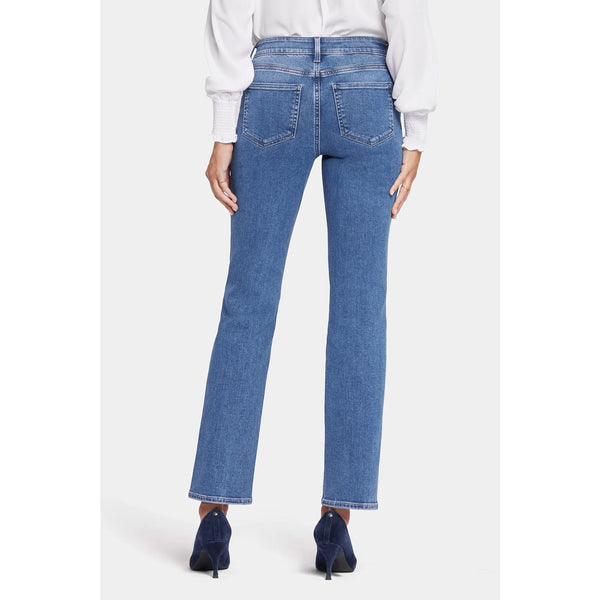 Mid Blue High Rise Straight Jeans | Montivo Pakistan