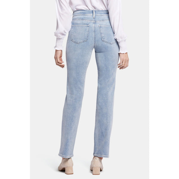 Light Blue High Rise Straight Jeans | Montivo Pakistan