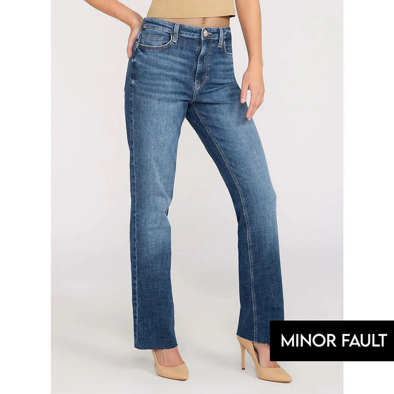(Minor Fault) Mid Rise Straight Leg Jeans | Montivo Pakistan
