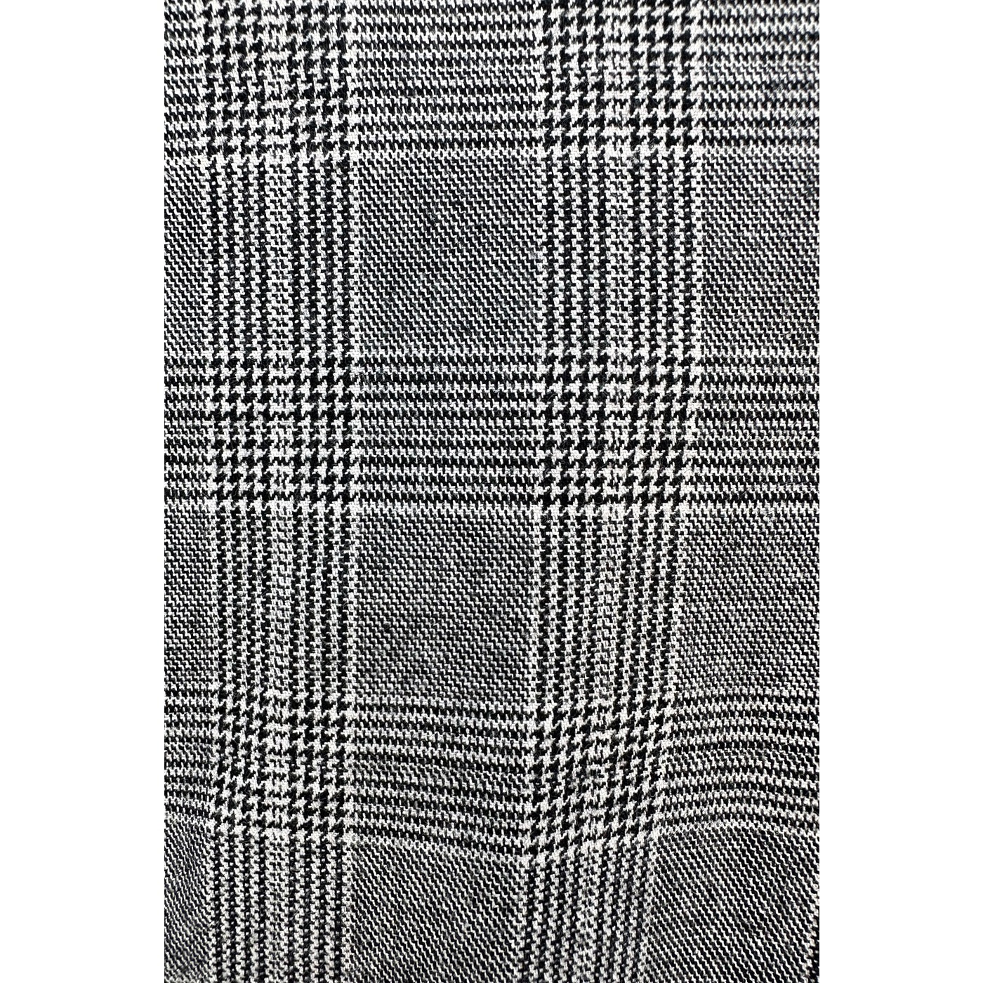 Light Grey Plaid Slim Fit Chinos | Montivo Pakistan