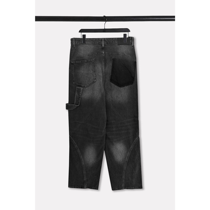 Cross Belt Carpenter Loose Fit Jeans | Montivo Pakistan