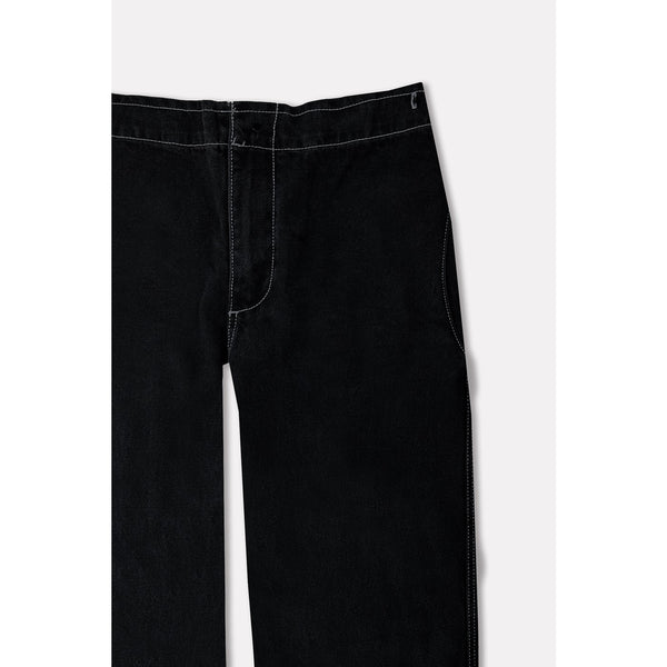 Charcoal Black Wide Leg Jeans | Montivo Pakistan