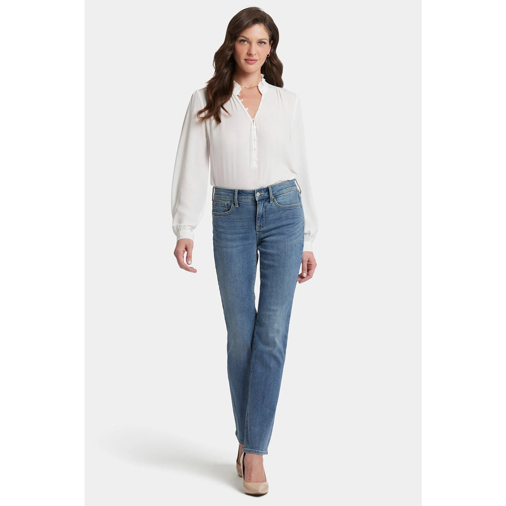 Mid Rise Blue Straight Jeans | Montivo Pakistan