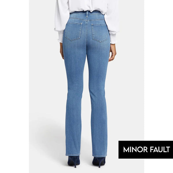 (Minor Fault) Mid Blue Slim Bootcut Jeans | Montivo Pakistan