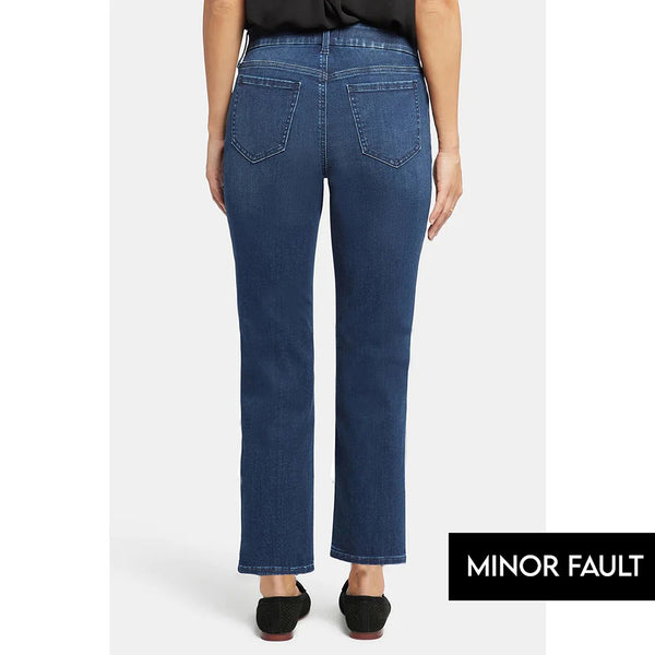 (Minor Fault) Blue Rinse Wash Straight Jeans
