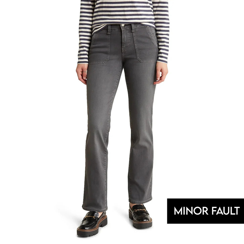(Minor Fault) Grey Straight Utility Jeans | Montivo Pakistan