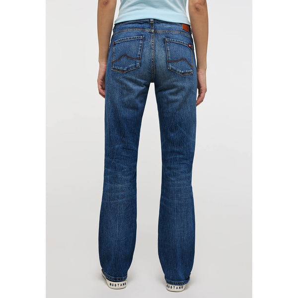 Dark Blue Low Rise Straight Jeans | Montivo Pakistan