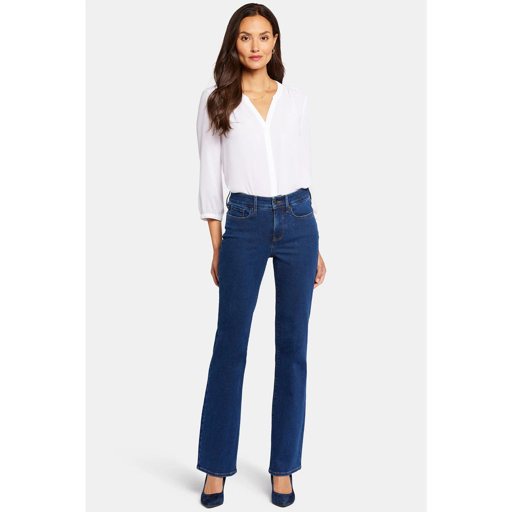 Blue Petite Slim Flare Jeans | Montivo Pakistan