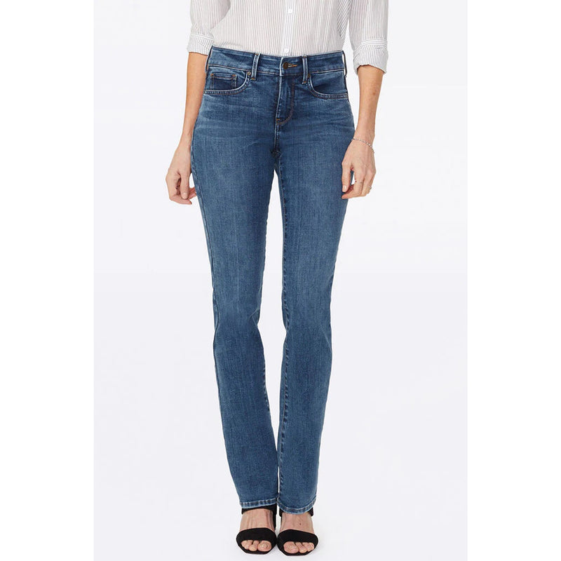 Mid Blue Straight Mid Rise Jeans | Montivo Pakistan
