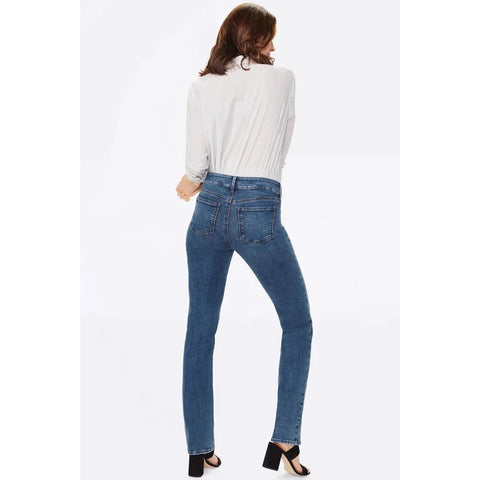 Mid Blue Straight Mid Rise Jeans | Montivo Pakistan