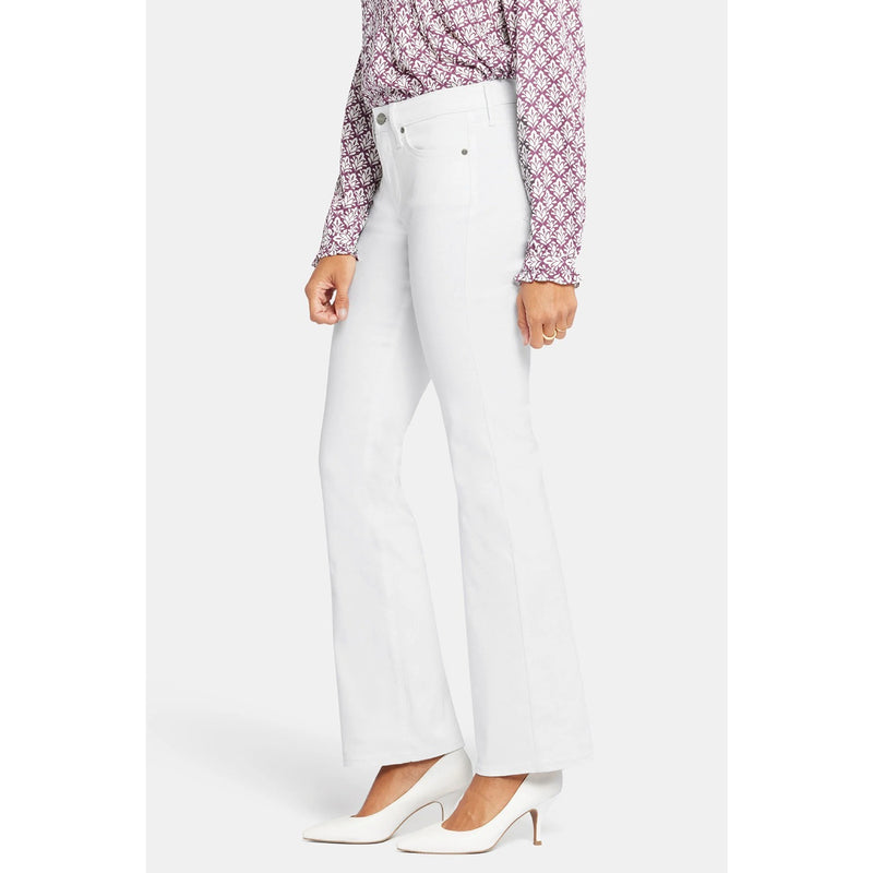 White Mid Rise Boot Cut Jeans | Montivo Pakistan