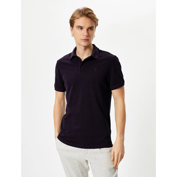 Violet Pique Collar Tipping Polo | Montivo Pakistan