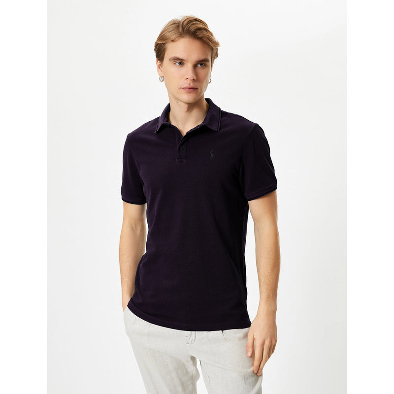 Violet Pique Collar Tipping Polo | Montivo Pakistan