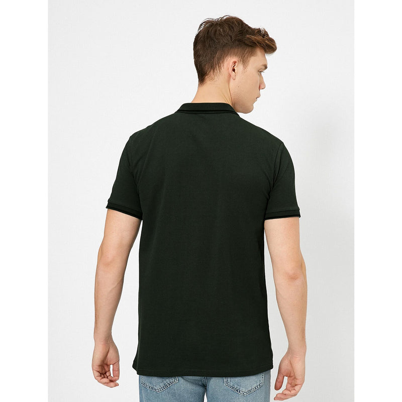 Olive Pique Collar Tipping Polo | Montivo Pakistan