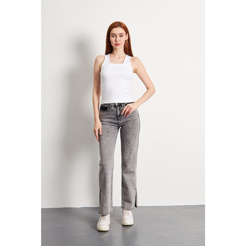 White Square Neck Tank Top | Montivo Pakistan