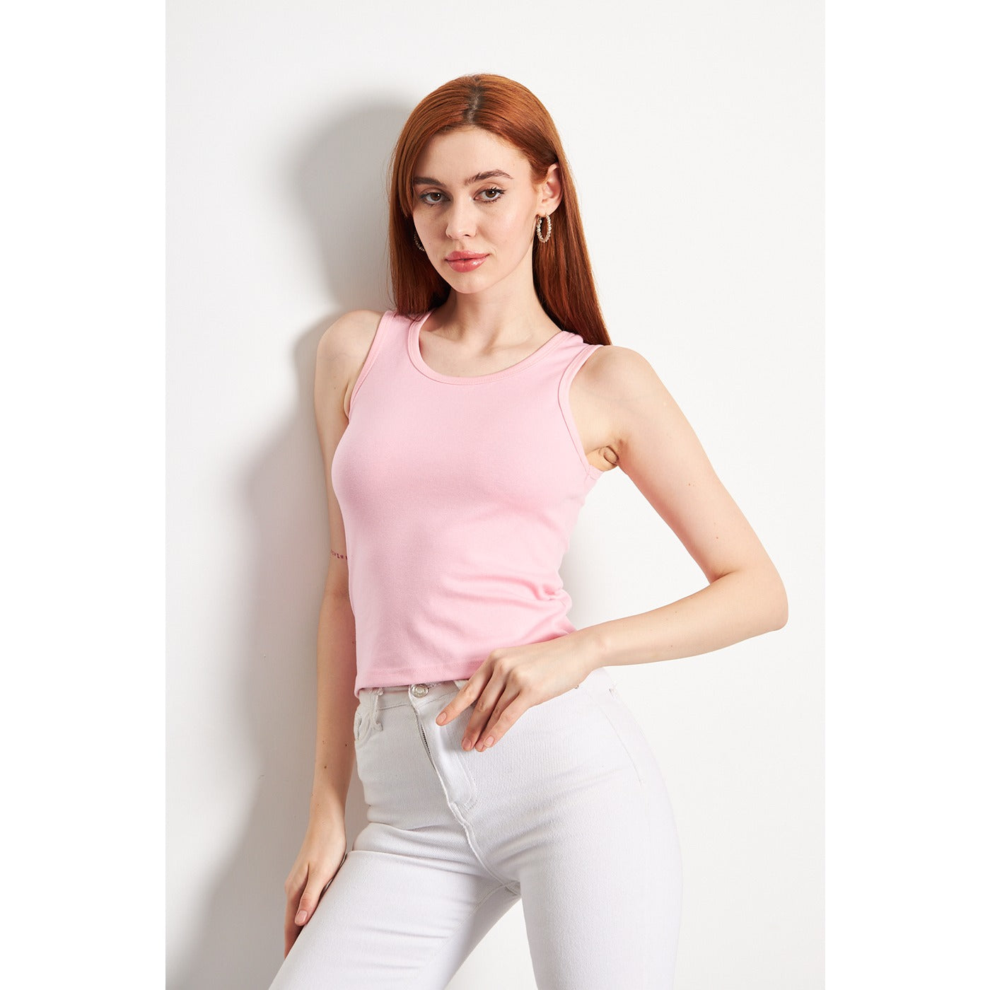 Pink Basic Tank Top | Montivo Pakistan