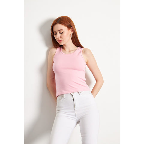 Pink Basic Tank Top | Montivo Pakistan