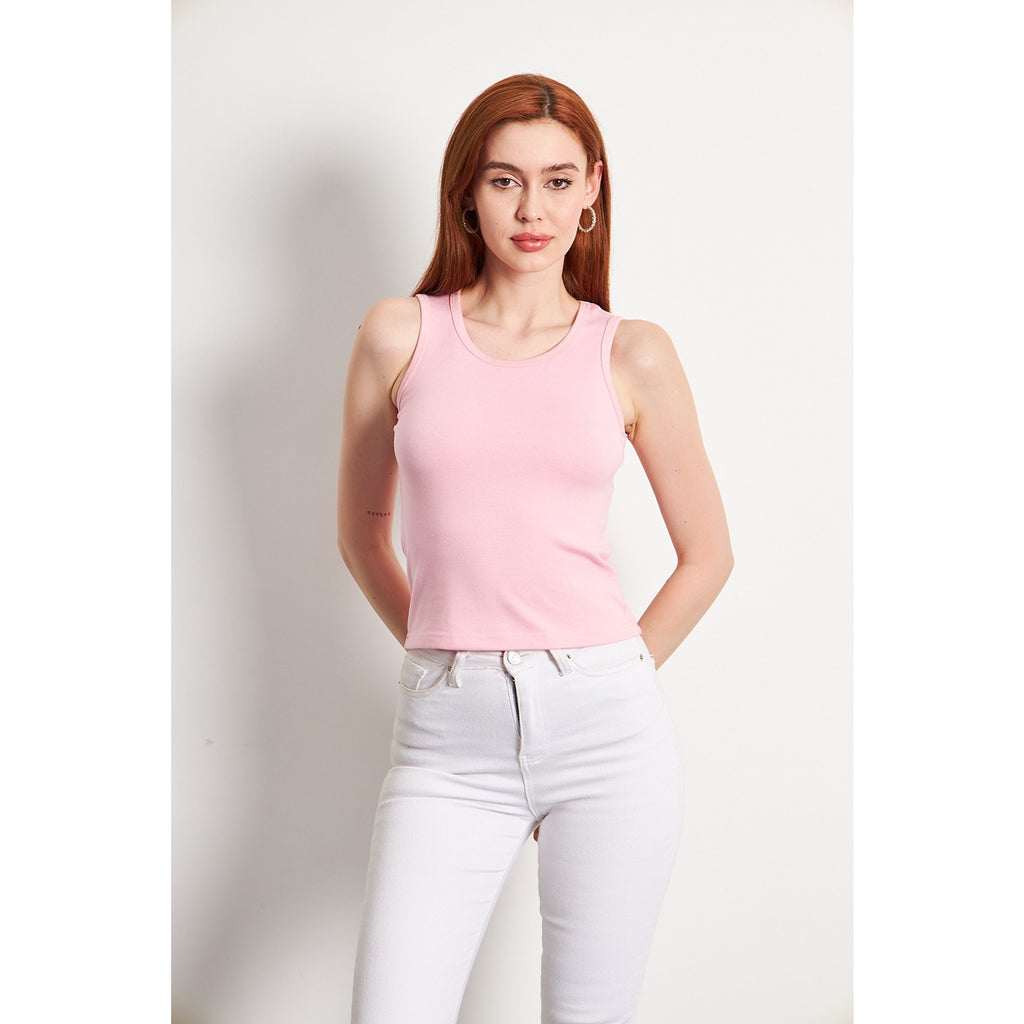 Pink Basic Tank Top | Montivo Pakistan