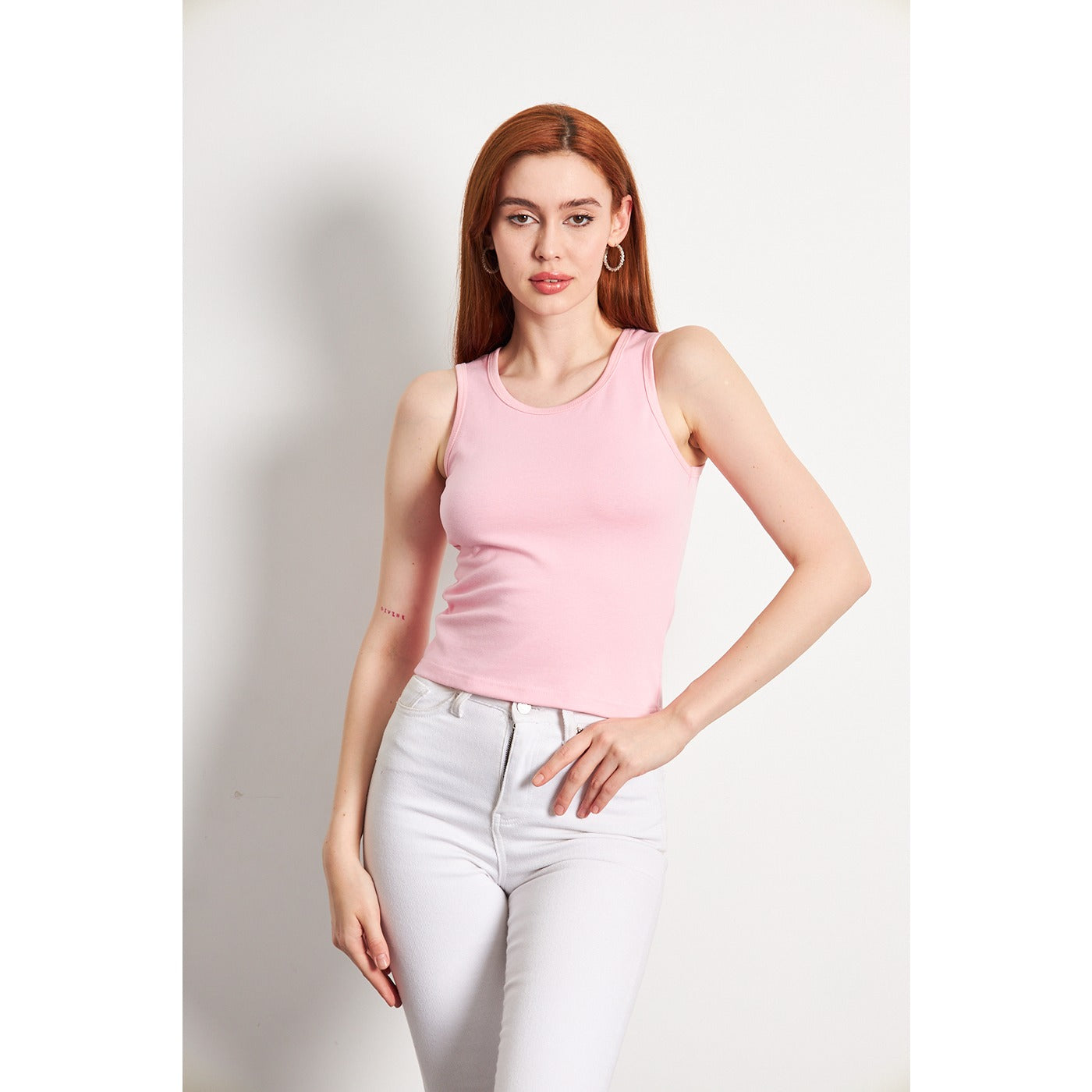 Pink Basic Tank Top | Montivo Pakistan