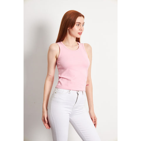 Pink Basic Tank Top | Montivo Pakistan