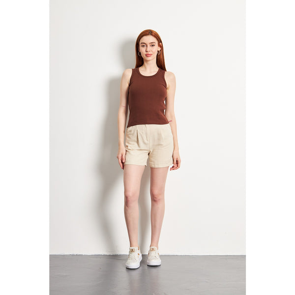 Brown Basic Tank Top | Montivo Pakistan